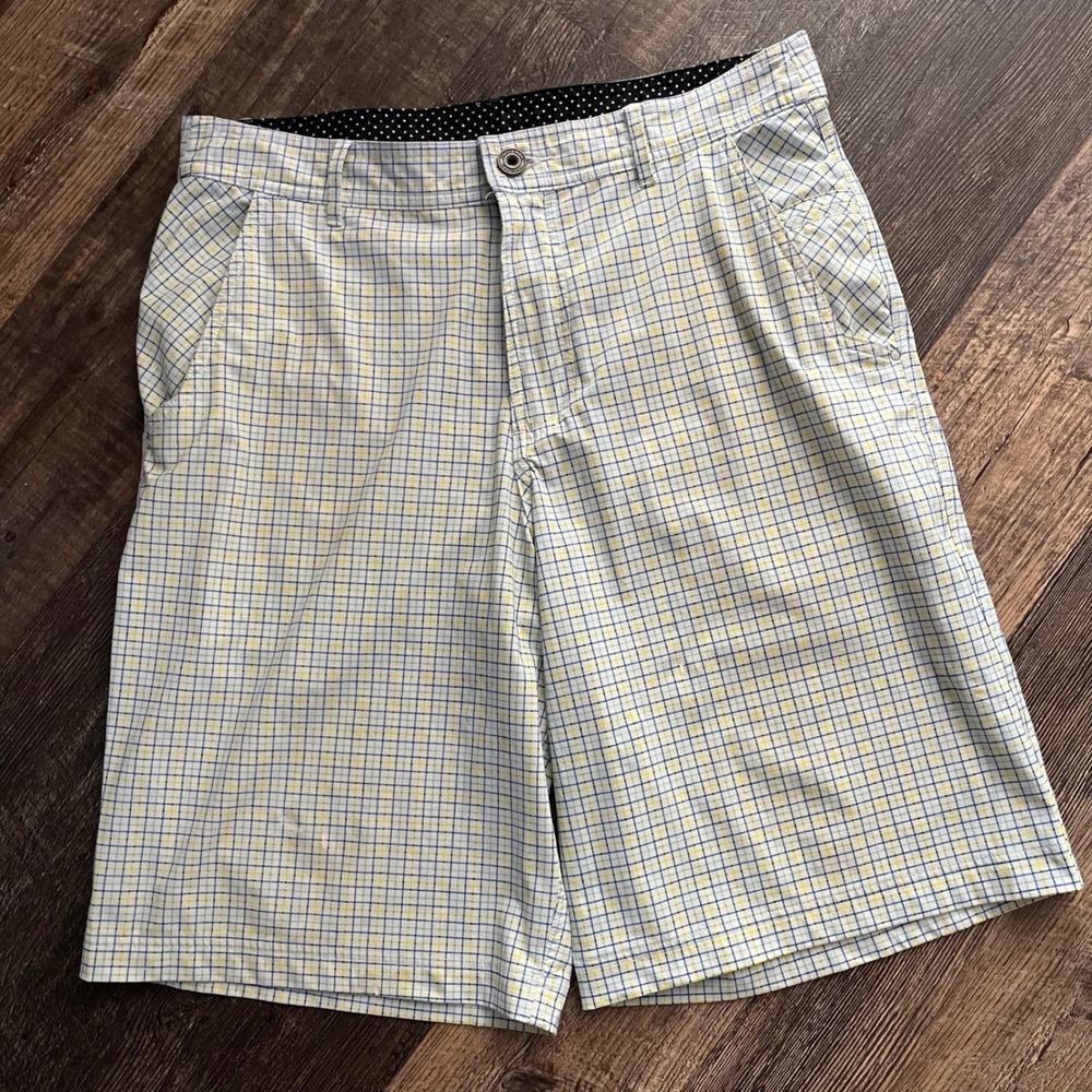 Lululemon Golf‎ Shorts Plaid Lightweight Athletic Casual Size 34